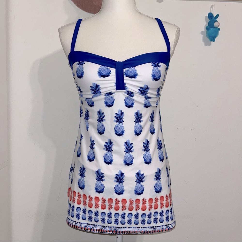 Crown & Ivy | Pineapple One Piece Swimsuit